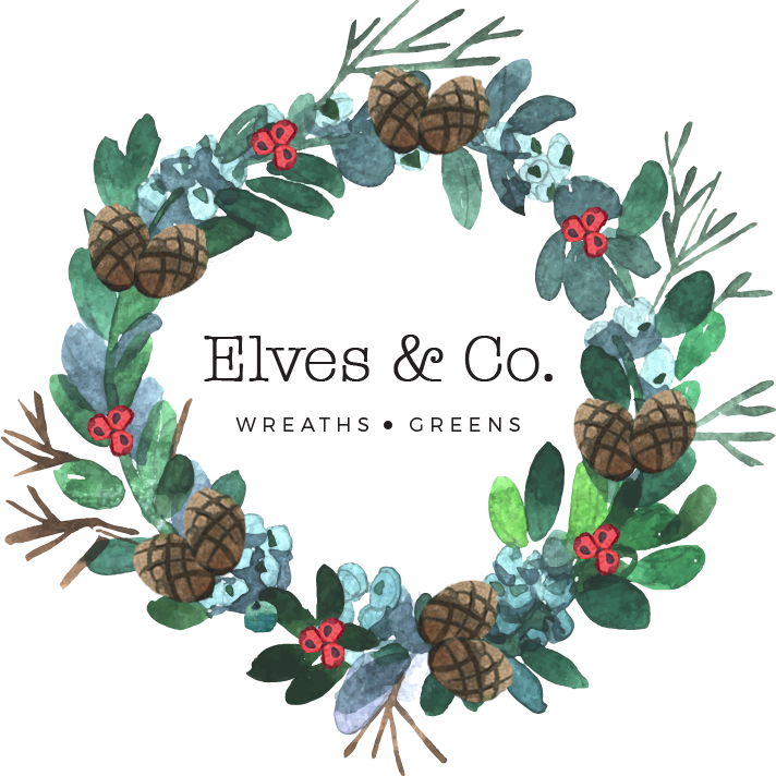 Holiday Wreaths And Greens - Wasserfarben Gemalte Blumen (712x712), Png Download