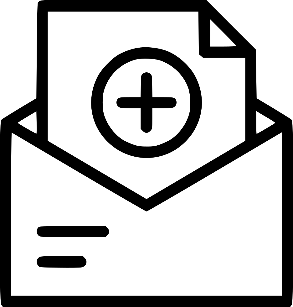 Hospital Bill Mail Letter Email Envelope Svg Png Icon - Invitation Icon (936x980), Png Download