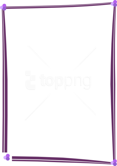 Free Png Purple Border Frame Png Images Transparent (480x684), Png Download
