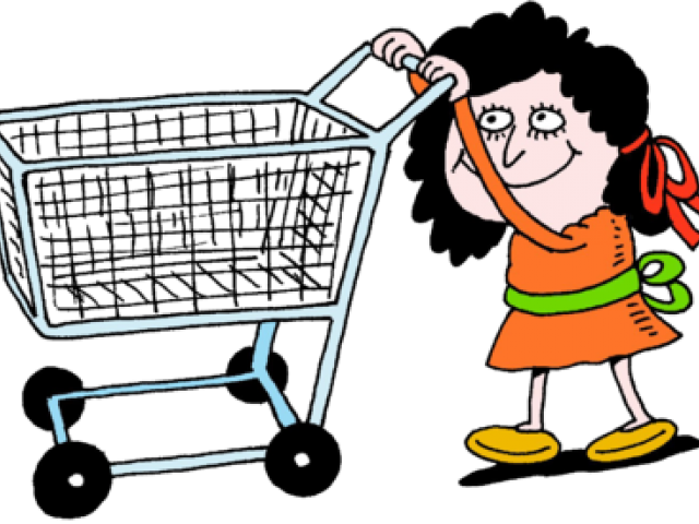 Retail Clipart Grocery Cart - Shopping Cart (640x480), Png Download