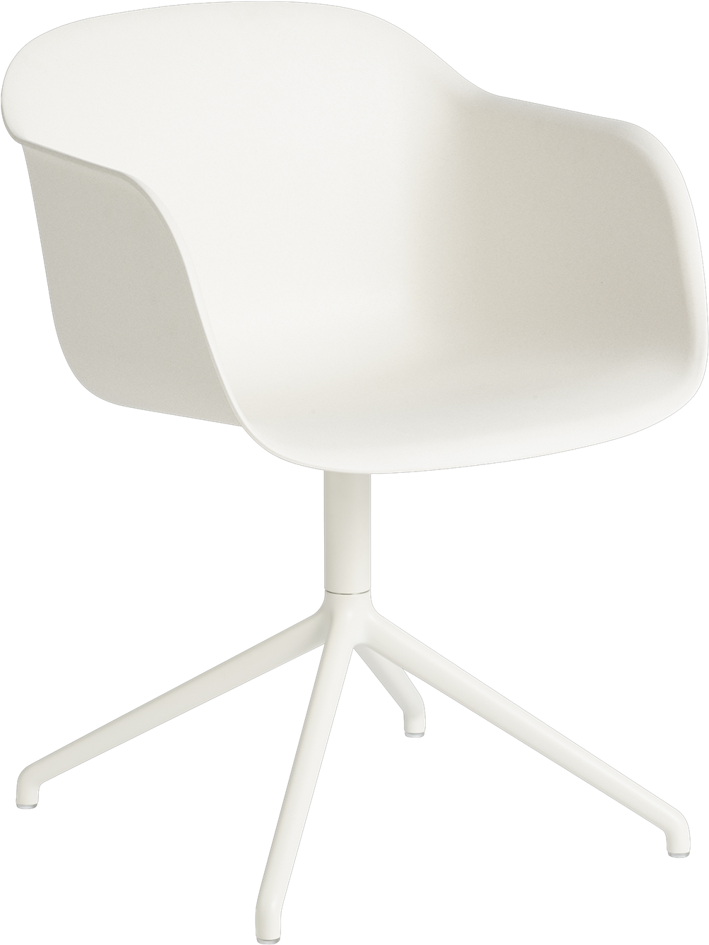 70156 Fiber Armchair Swivel Whitewhite 1504514325 - Office Chair (2000x2000), Png Download