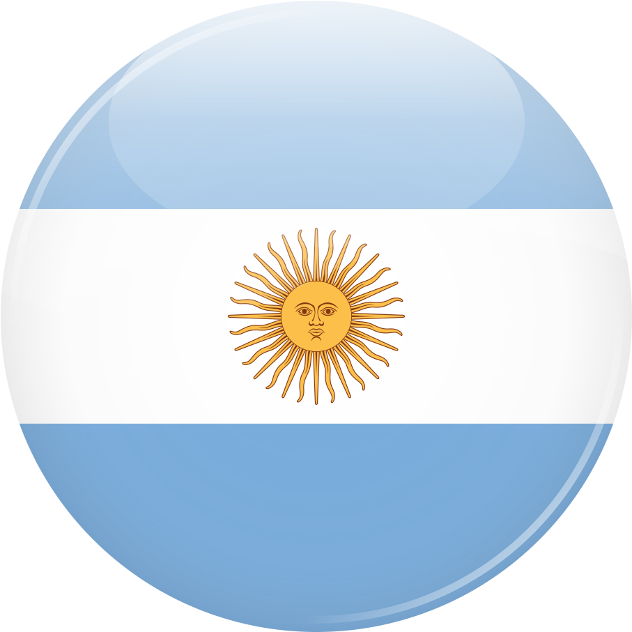 Argentina - Bandera De Argentina (1058x1058), Png Download