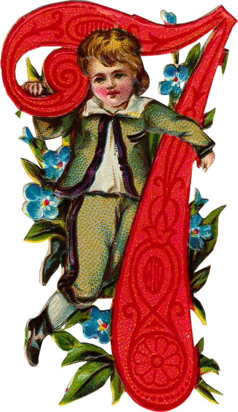 Vintage Numeral Child No - Vintage Numbers (477x827), Png Download