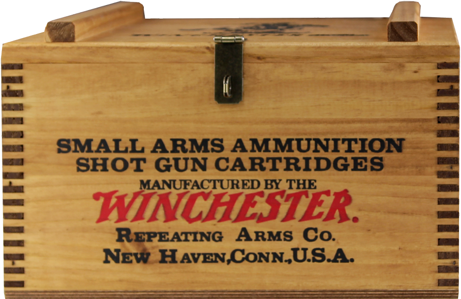 Winchester Vintage Wooden Box Winchester - Winchester (1000x1000), Png Download