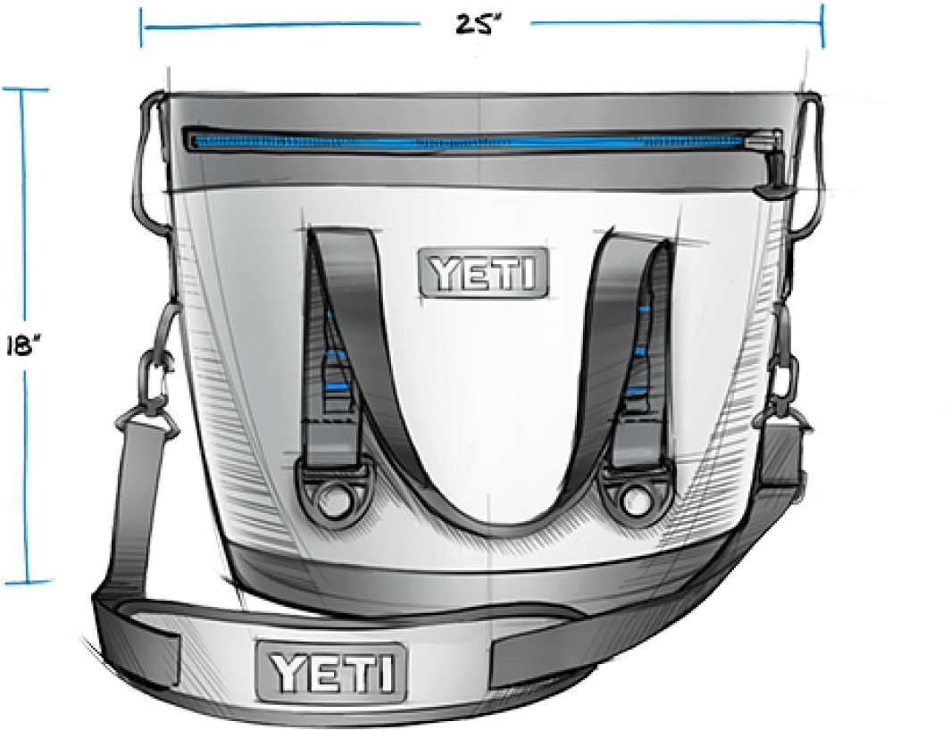 Yeti Hopper Two 30 Personal Cooler - Yeti Hopper Two 30 Dimensions (1200x1200), Png Download