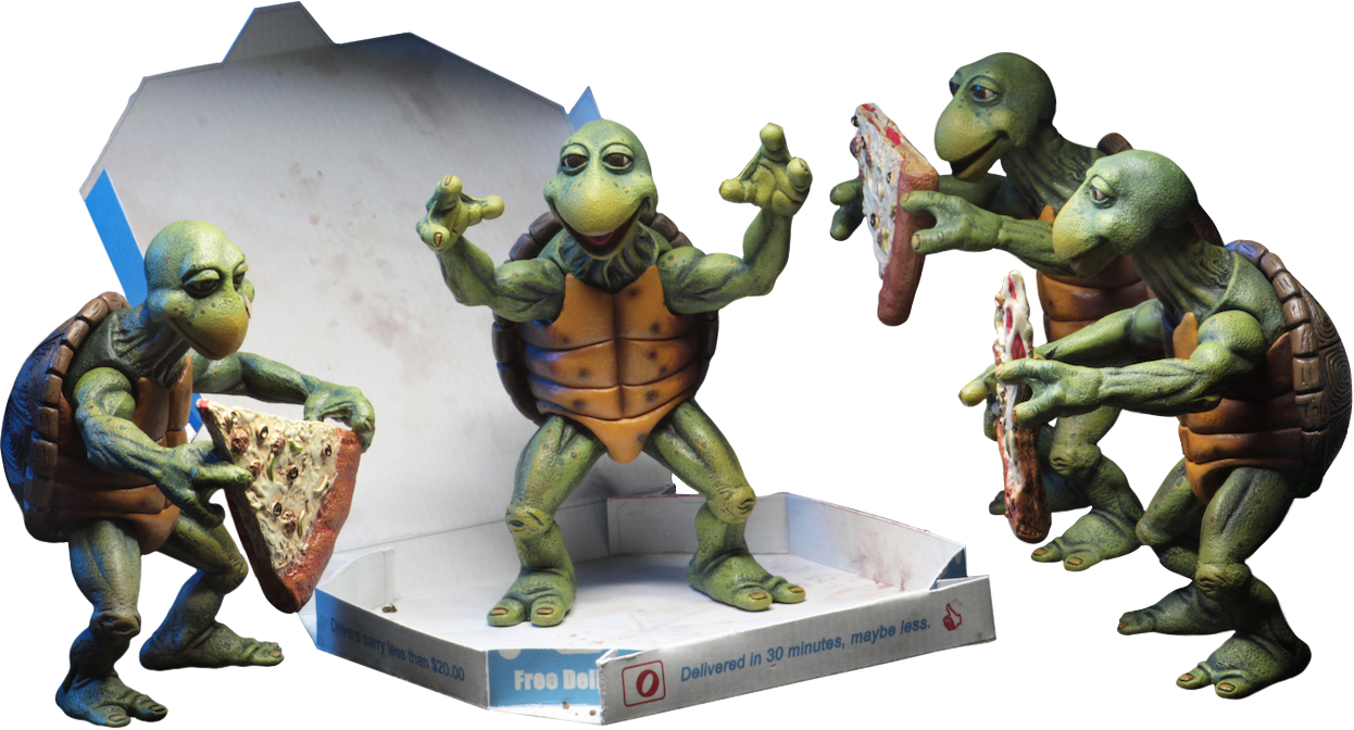 Teenage Mutant Ninja Turtles - Tmnt 1990 Baby Turtles (1246x672), Png Download