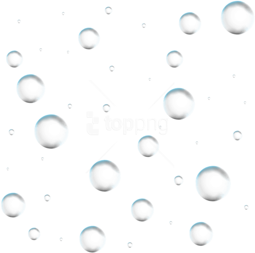 Free Png Download Bubbles Decoration Clipart Png Photo - Drop (850x846), Png Download