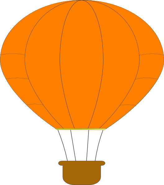 Hot Air Balloon (528x595), Png Download