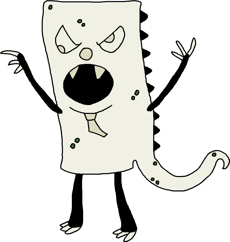 Doodlemons - Cartoon (920x966), Png Download