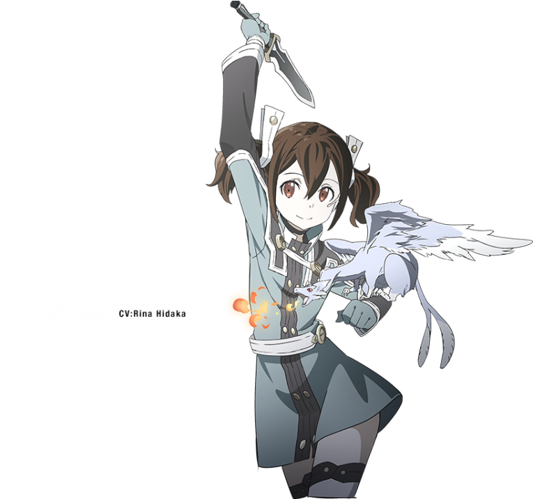 Sword Art Online - Sao Ordinal Scale Silica (1030x716), Png Download