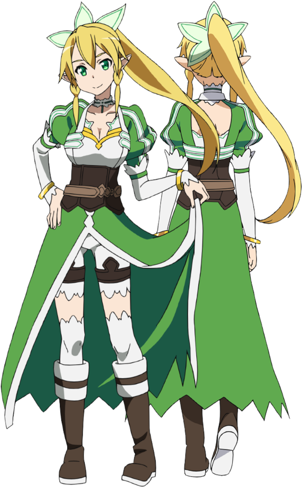 Sword Art Online Leafa Png (732x1000), Png Download