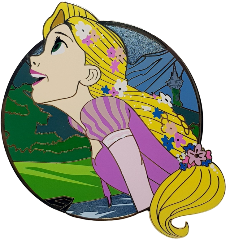 Princess Profiles Series - Tangled (760x773), Png Download