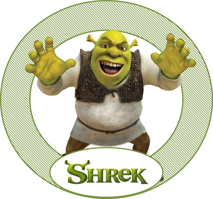 Shrek Decorating Ideas - Children Films (713x665), Png Download