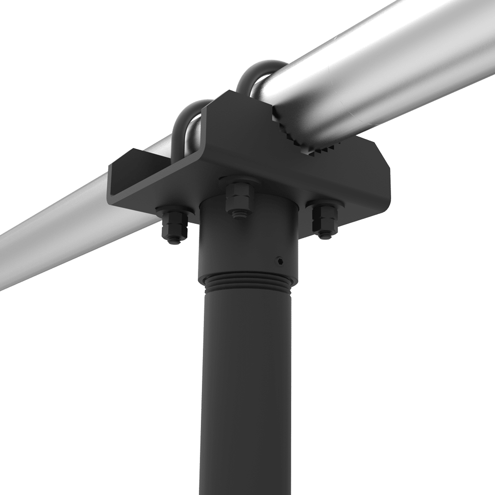 Home / Threaded Pipe Attachments / Saddle Bracket Truss - Turbine (1000x1000), Png Download