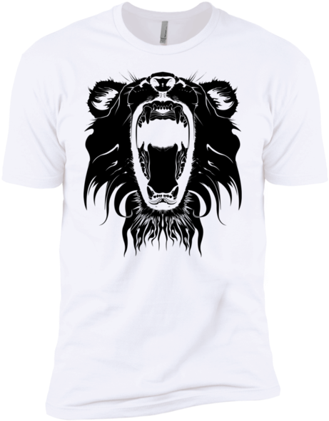 Angry Lion - T-shirt (600x600), Png Download