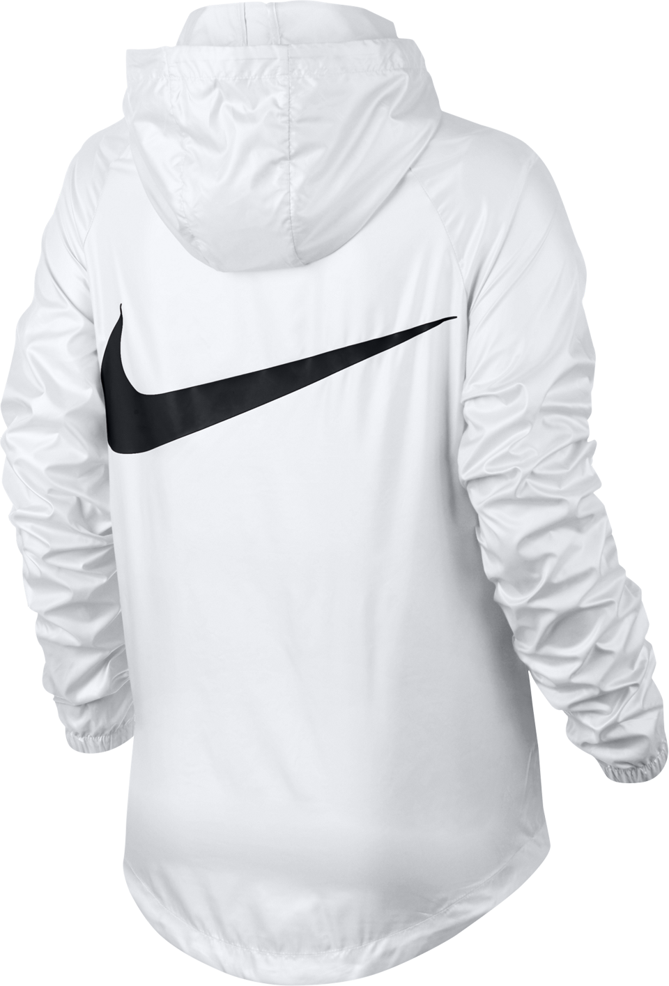 Nike Women's Packable Swoosh Jacket White - Hoodie (960x1414), Png Download