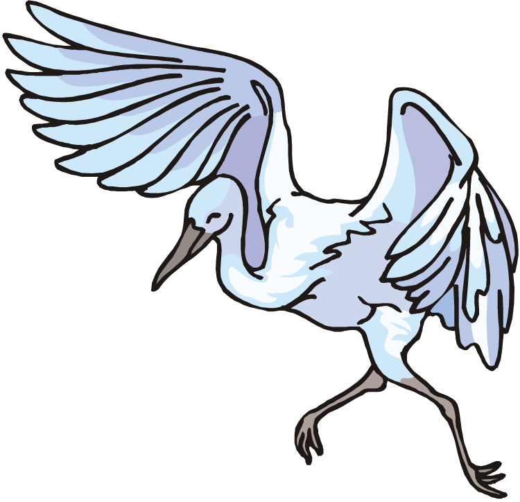 Animal Clipart Crane - Heron Flying Line Art (750x724), Png Download