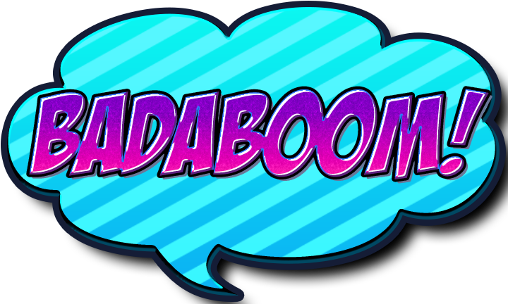 Comic Book Themed Speech Bubbles (720x432), Png Download