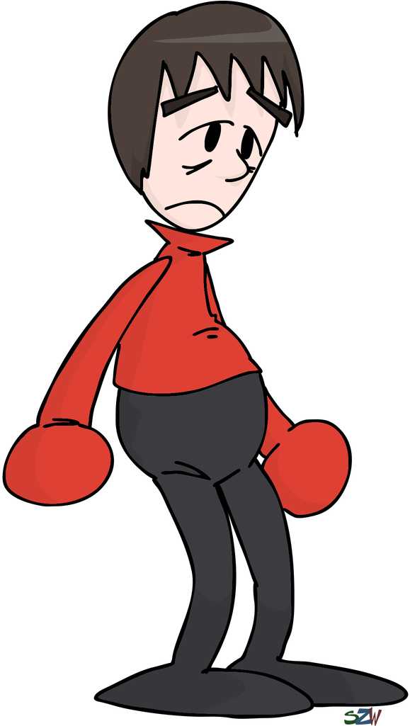 Sad Mii Superzachbros Dcyiifr Fullview Png Darkrai - Cartoon (1024x1024), Png Download