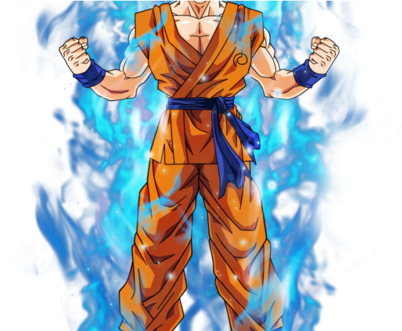 Goku Clipart Vegeta - Goku Ssj Blue Png (640x480), Png Download