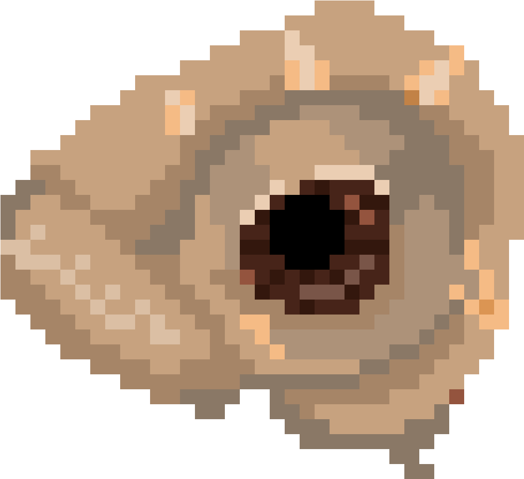 Bearded Dragon Eye - Deadpool Logo Pixel Art (1200x1200), Png Download