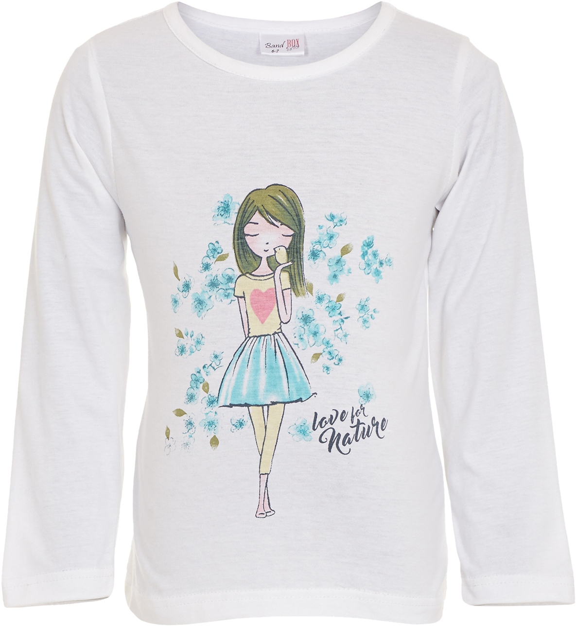 Pretty Girl Top - Long-sleeved T-shirt (1500x1500), Png Download