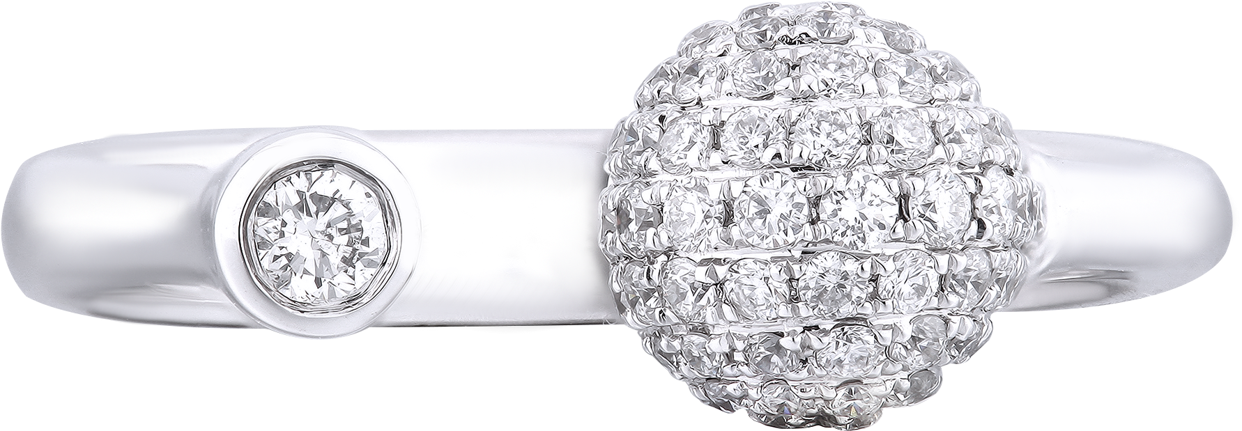 Disco Ball Hugger Ring - Pre-engagement Ring (1920x1920), Png Download