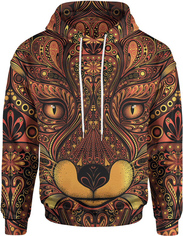 The Red Fox Unisex Hoodie - Sweatshirt (800x800), Png Download