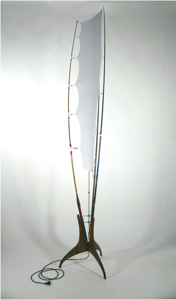 Fishing Pole Floor Lamp - Twig (600x600), Png Download