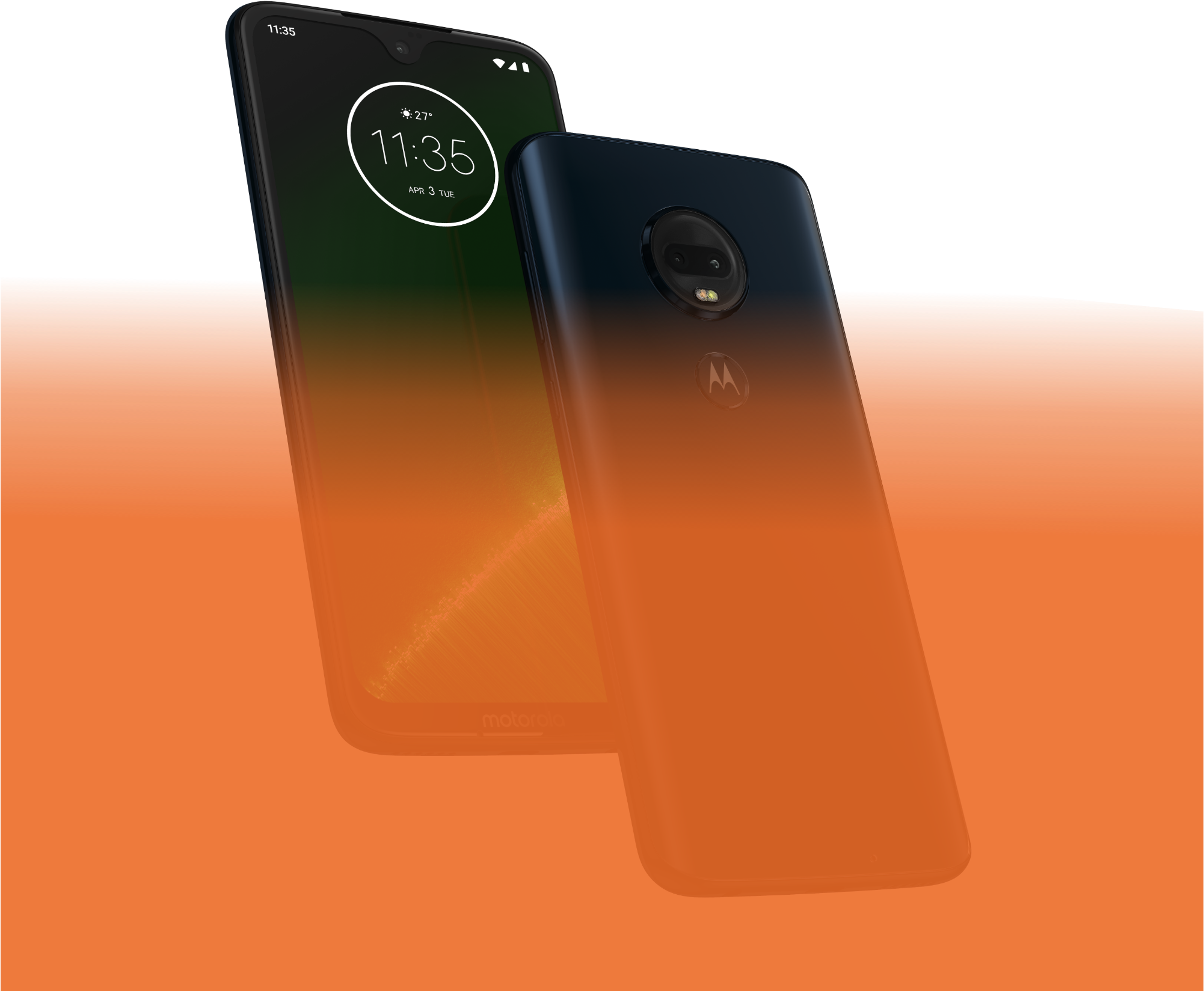 Moto G7plus Gradient - Smartphone (2001x2000), Png Download