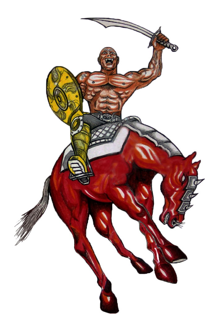 War Horseman Png (797x1064), Png Download