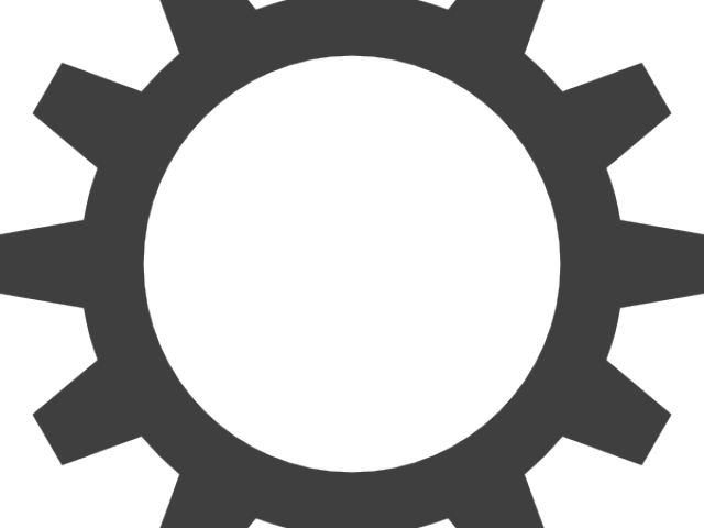 Metal Gear Clipart Silhouette - Cogwheel Green (640x480), Png Download