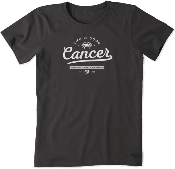 Women's Cancer Crusher - Downbeat Magazine T Shirts (570x570), Png Download