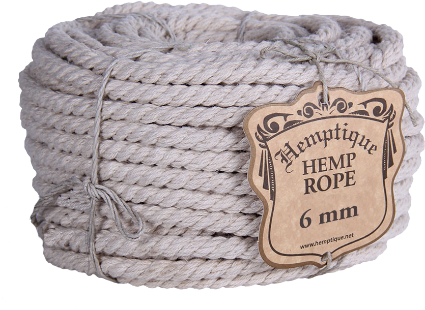6mm Hemp Rope - Label (1076x766), Png Download
