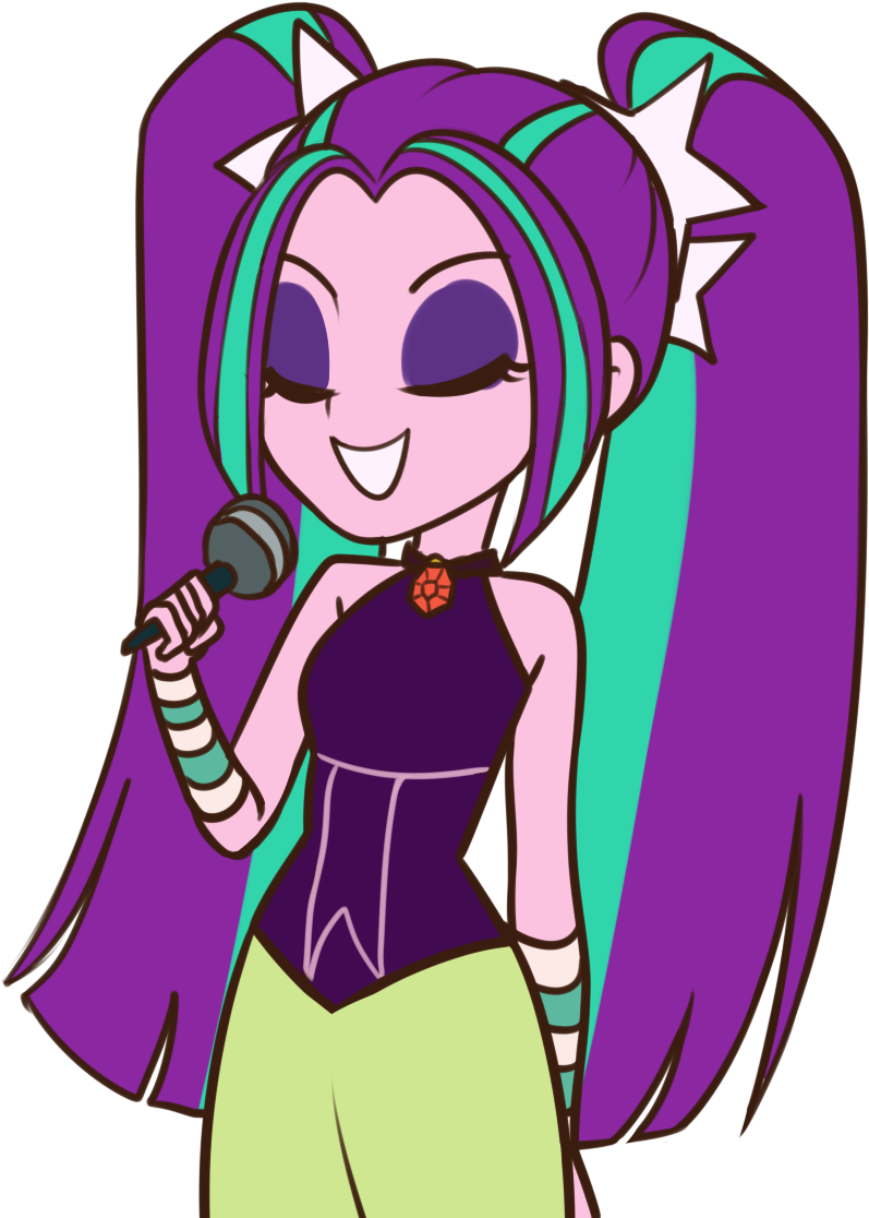 Aria Blaze, Artist - Cartoon (963x1200), Png Download