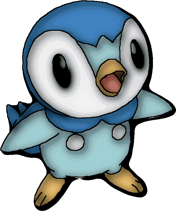 Piplup - Cartoon (1200x800), Png Download