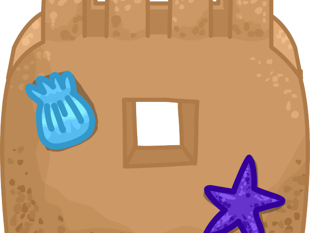 Pixel Clipart Sandcastle - Illustration (640x480), Png Download