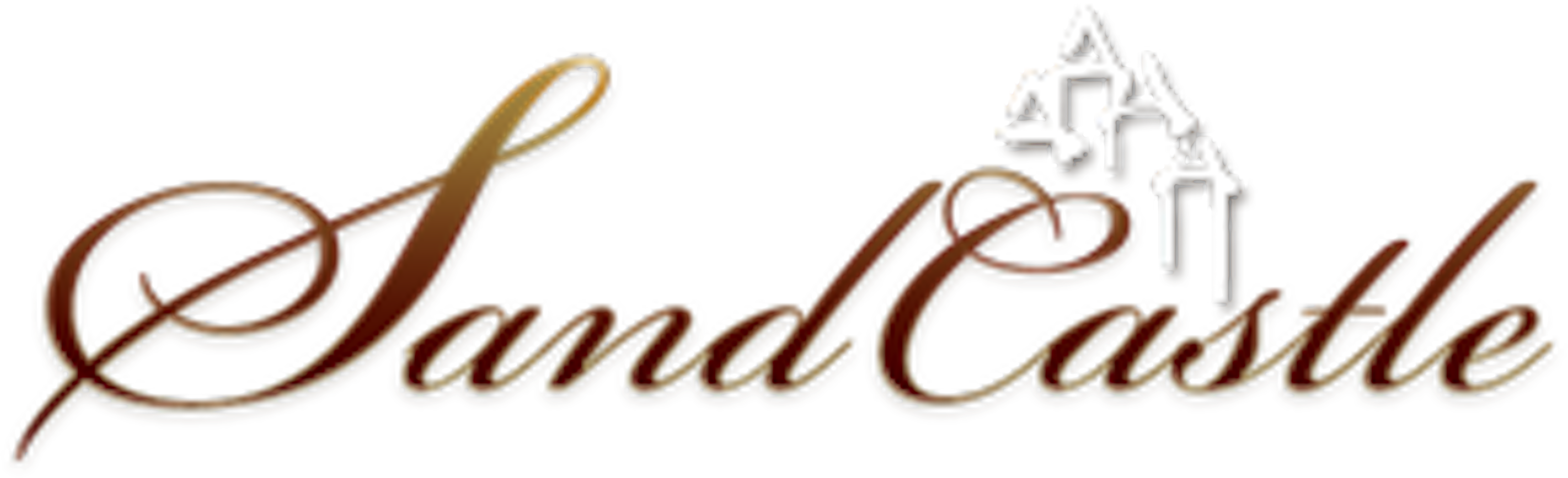 Sandcastle Villa And Beach House - Calligraphy (4902x1536), Png Download