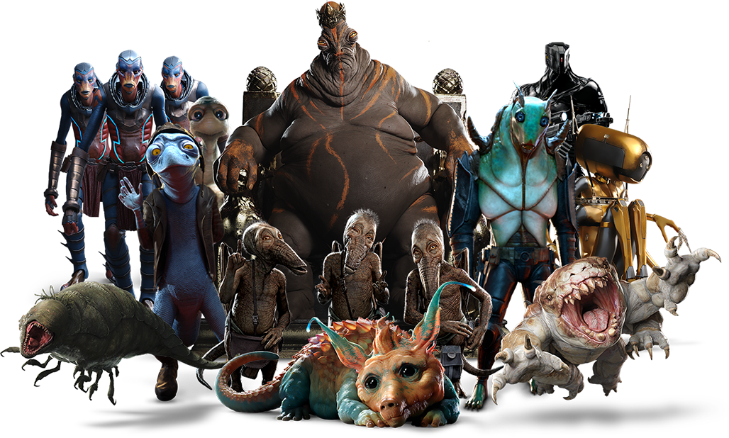 The Aliens - Mythology (1028x618), Png Download