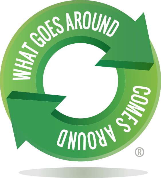 Logo What Goes Around Comes Around - Best Sa (562x620), Png Download