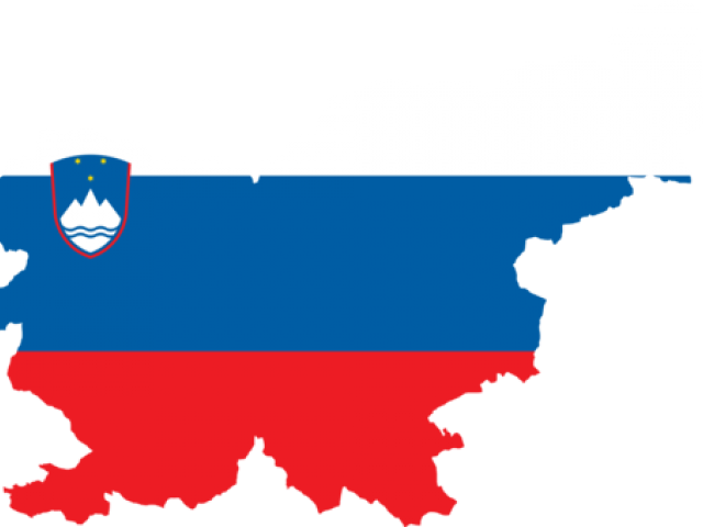 Singapore Flag Clipart House - Map Of Slovenia Blue (640x480), Png Download
