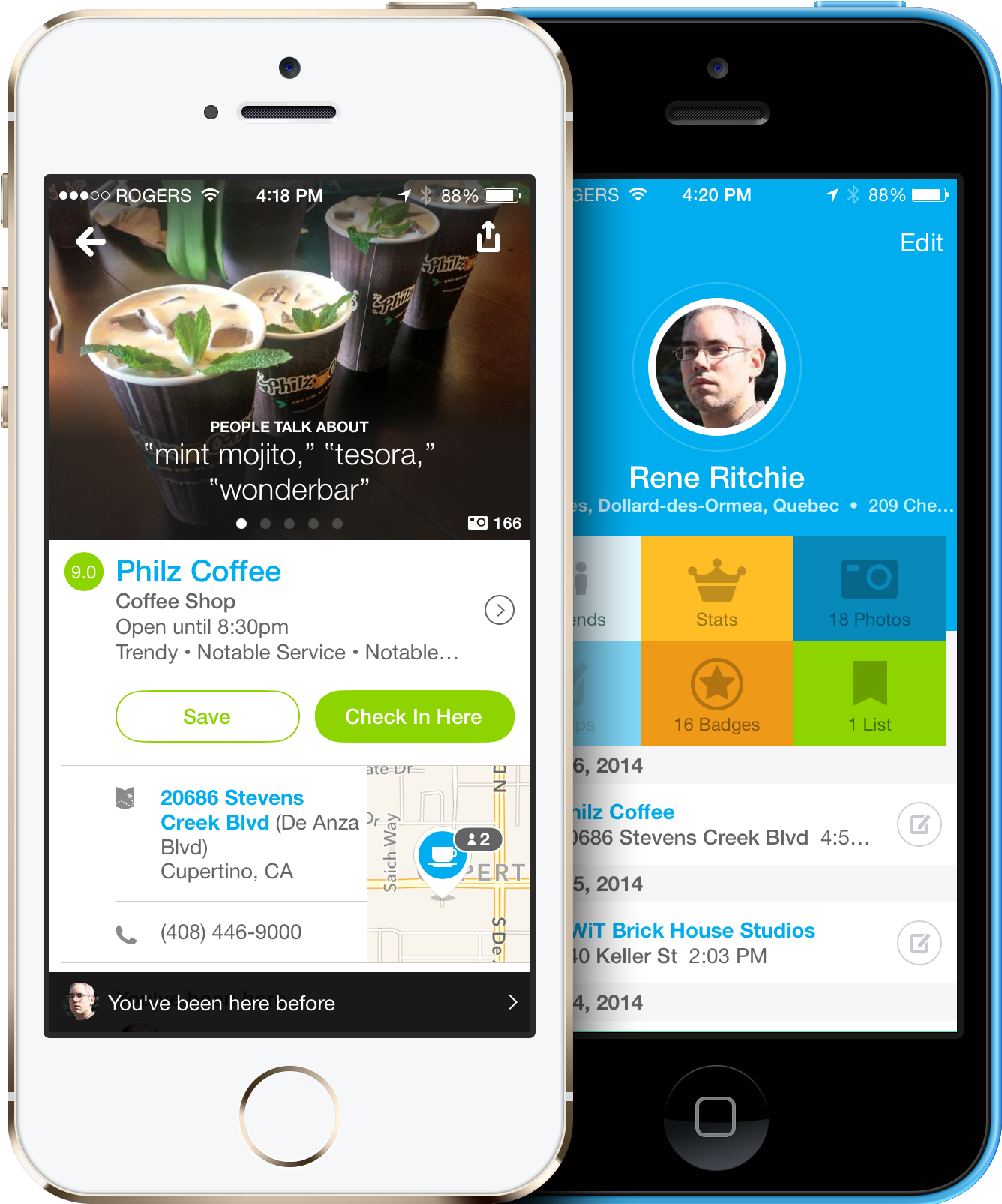 Foursquare - Iphone (1800x1800), Png Download