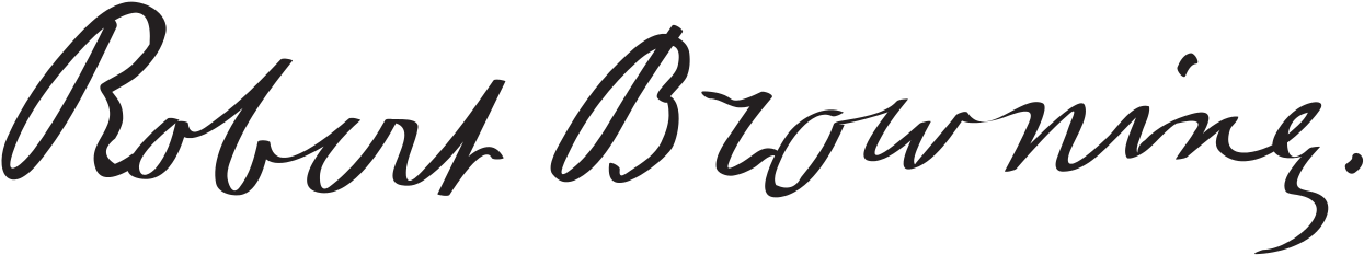 Robert Browning Signature (1280x293), Png Download