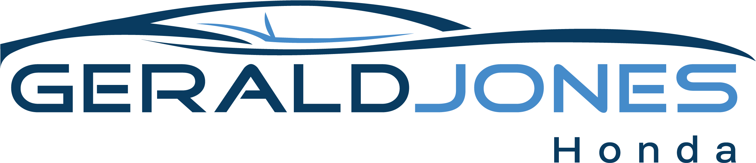 Gerald Jones Honda Logo - Oval (2615x641), Png Download