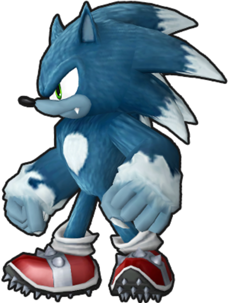 Sonic The Hedgehog - Sonic Runners Sonic The Werehog (600x600), Png Download