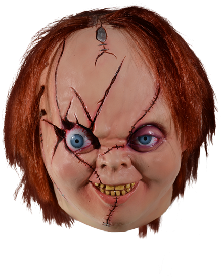 Adult's Bride Of Chucky Mask (436x639), Png Download