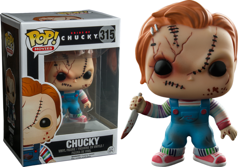Scarred Chucky Pop Vinyl Figurine - Funko Bride Of Chucky - Scarred Chucky Pop! Vinyl Figure (800x562), Png Download