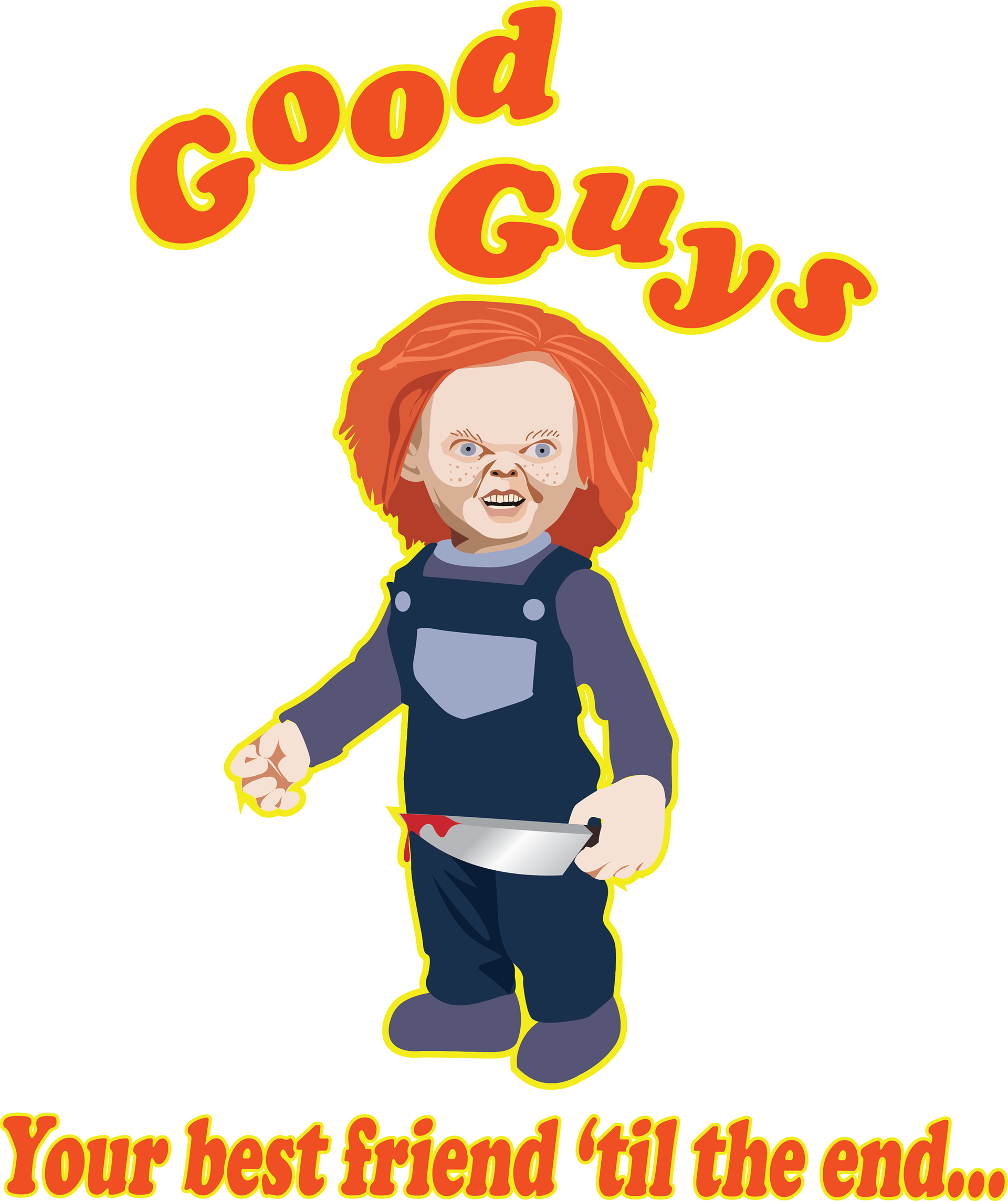 I'm A Horror Fan And Child's Play Was An Excellent - Childs Play Good Guys Chucky Tshirt (1920x2288), Png Download
