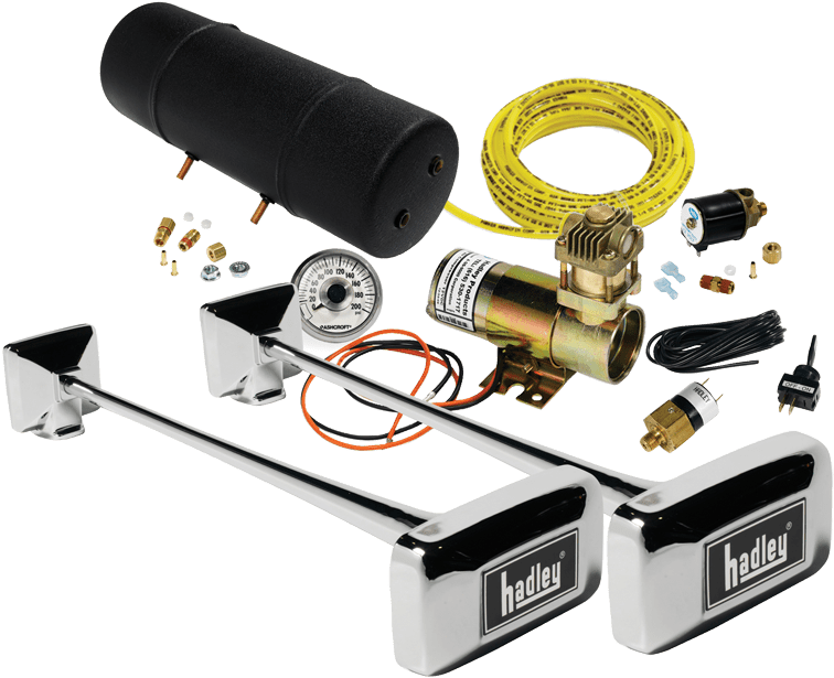 Hadley Ambassador Air Horn Kit (800x621), Png Download