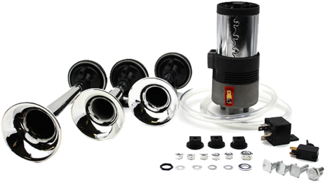 3-pipe Music Air Horn - Air Horn (600x600), Png Download